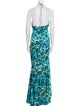 AMUR Floral Print Long Dress