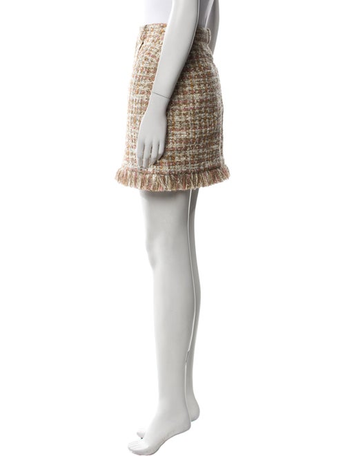 AMUR Tweed Pattern Mini Skirt