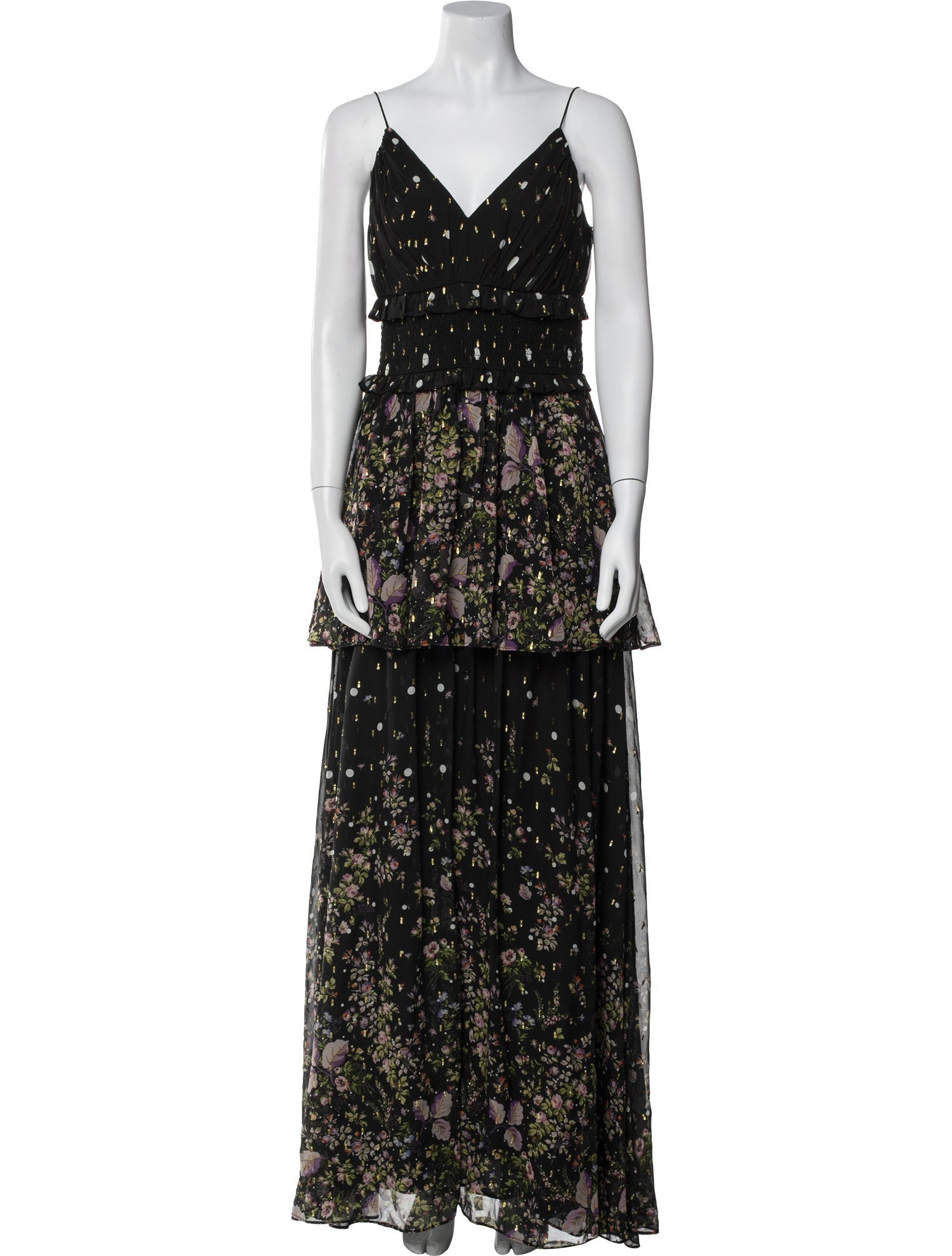 AMUR Silk Long Dress w/ Tags