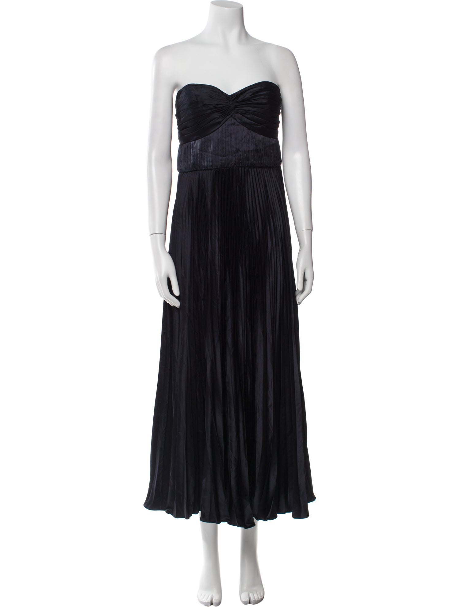 AMUR Strapless Midi Length Dress