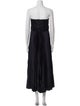 AMUR Strapless Midi Length Dress
