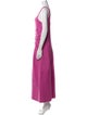 AMUR Scoop Neck Long Dress