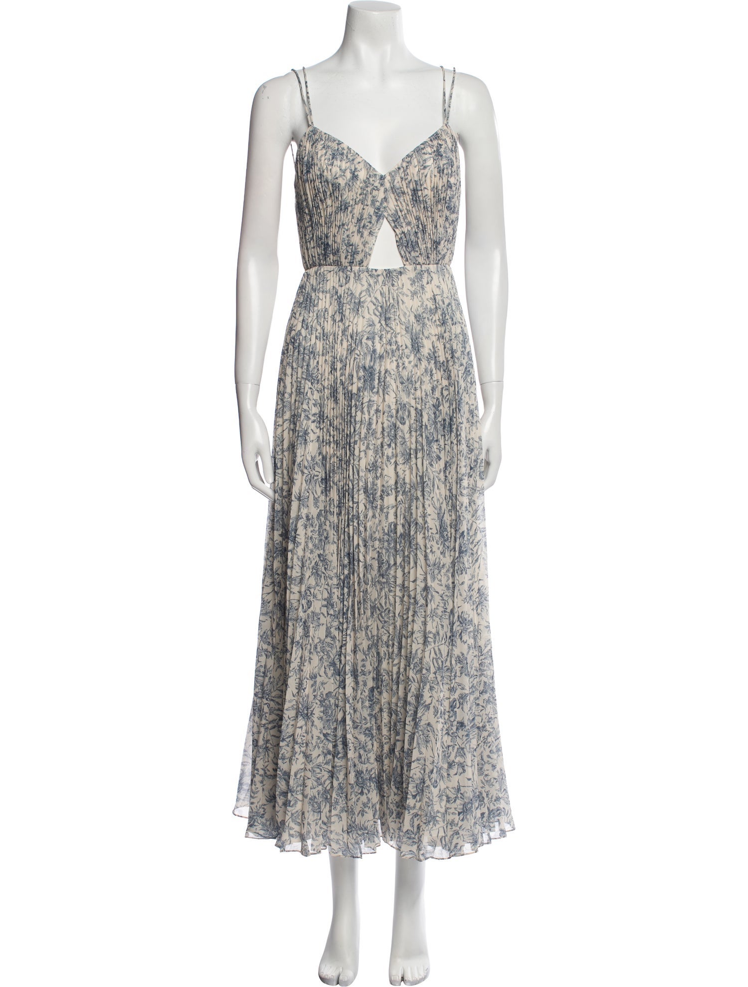 AMUR Floral Print Long Dress