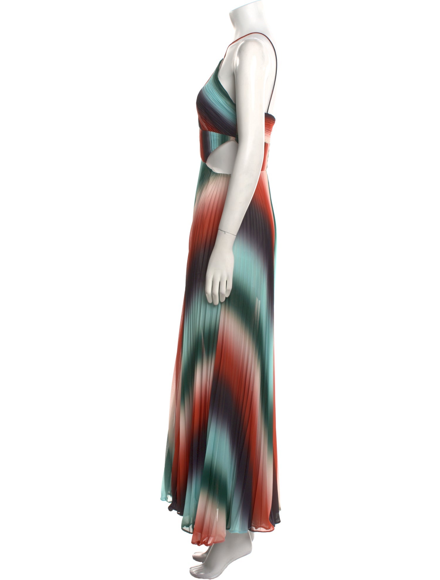 AMUR Printed Long Dress