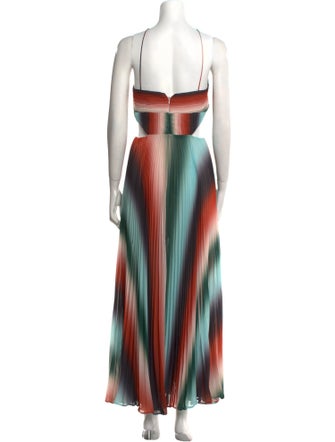 AMUR Printed Long Dress