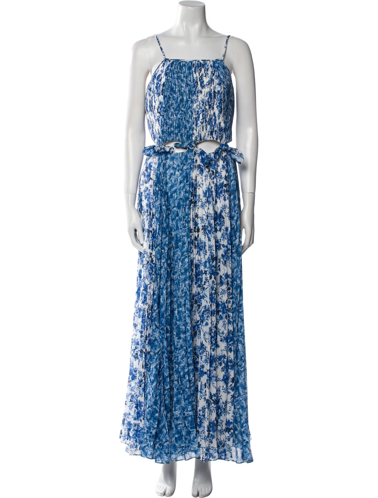 AMUR Floral Print Long Dress