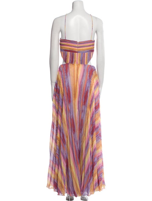 AMUR Striped Long Dress