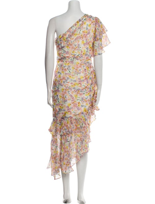 AMUR Silk Midi Length Dress