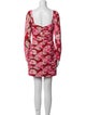 AMUR Printed Mini Dress