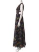 AMUR Floral Print Long Dress