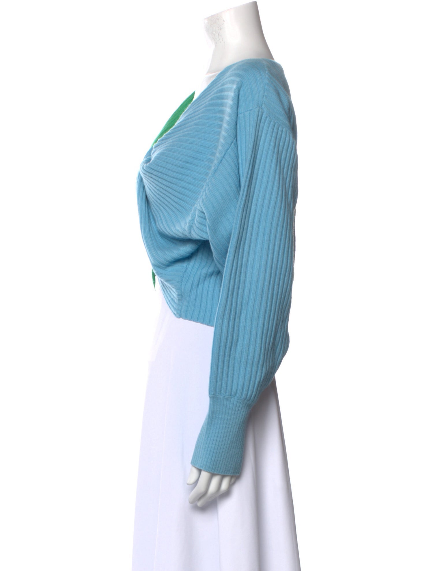 AMUR Merino Wool V-Neck Sweater