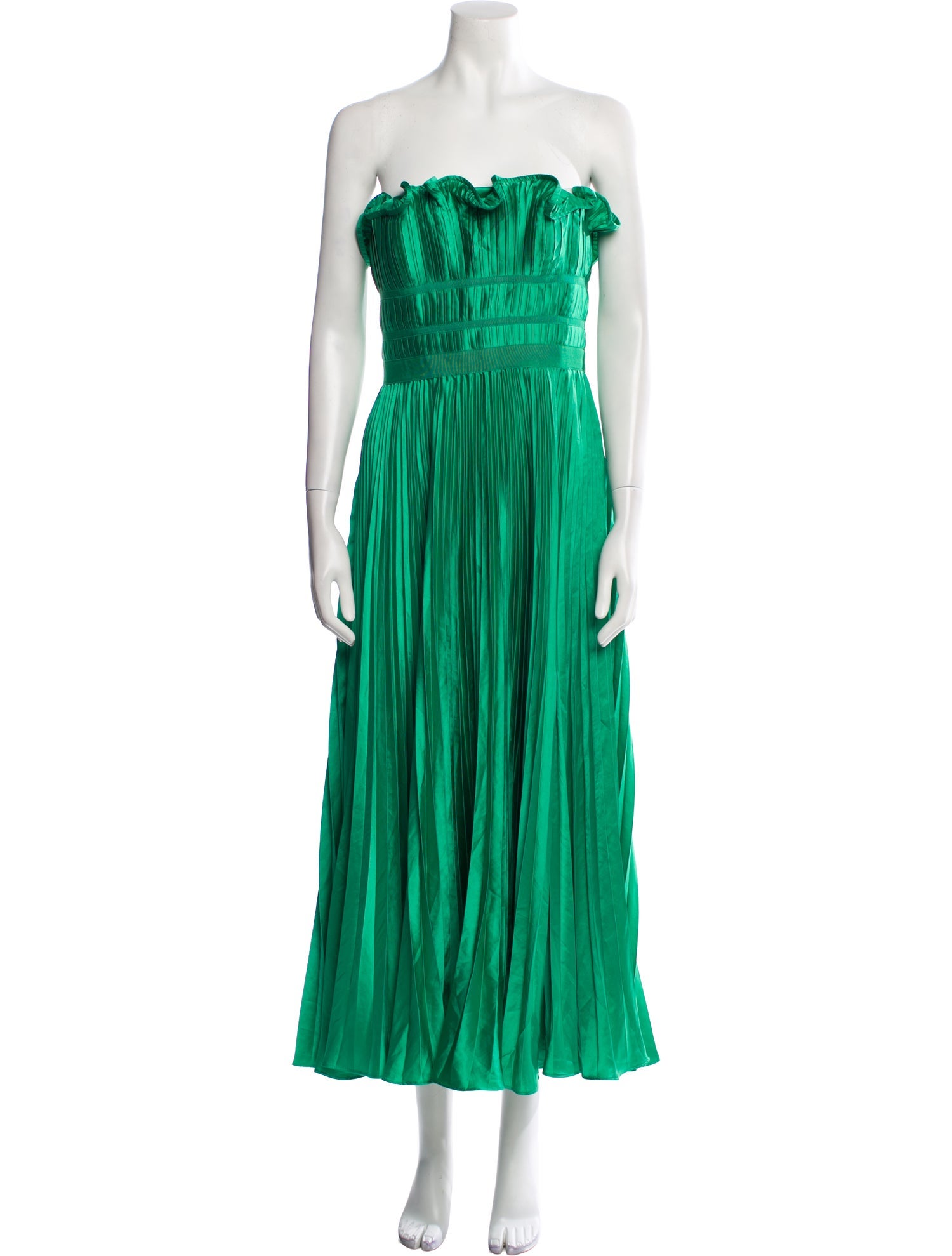 AMUR Strapless Midi Length Dress