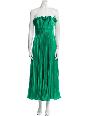 AMUR Strapless Midi Length Dress