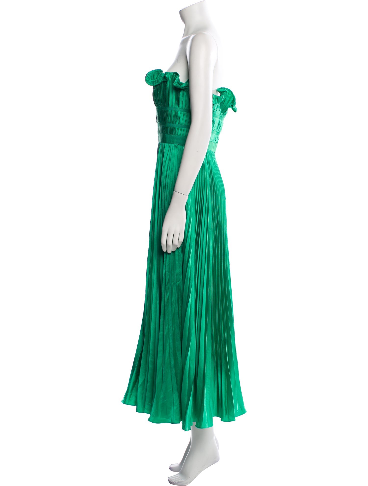 AMUR Strapless Midi Length Dress