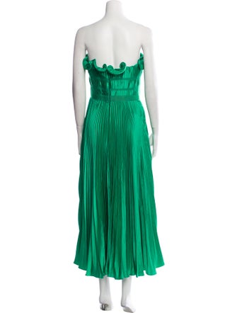 AMUR Strapless Midi Length Dress