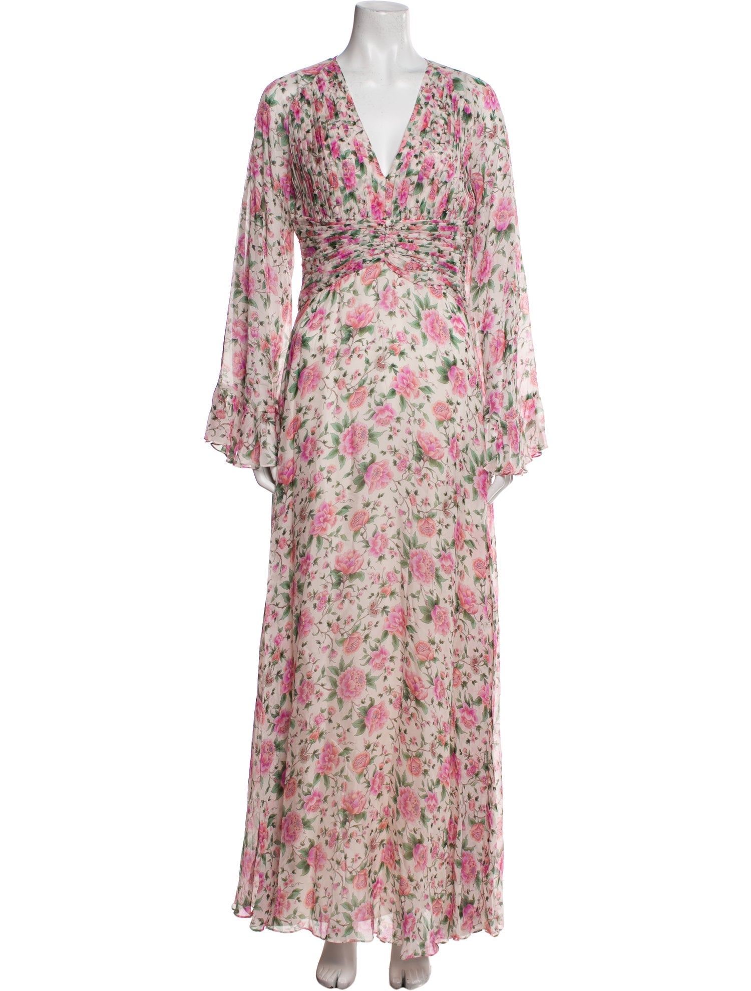 AMUR Silk Long Dress