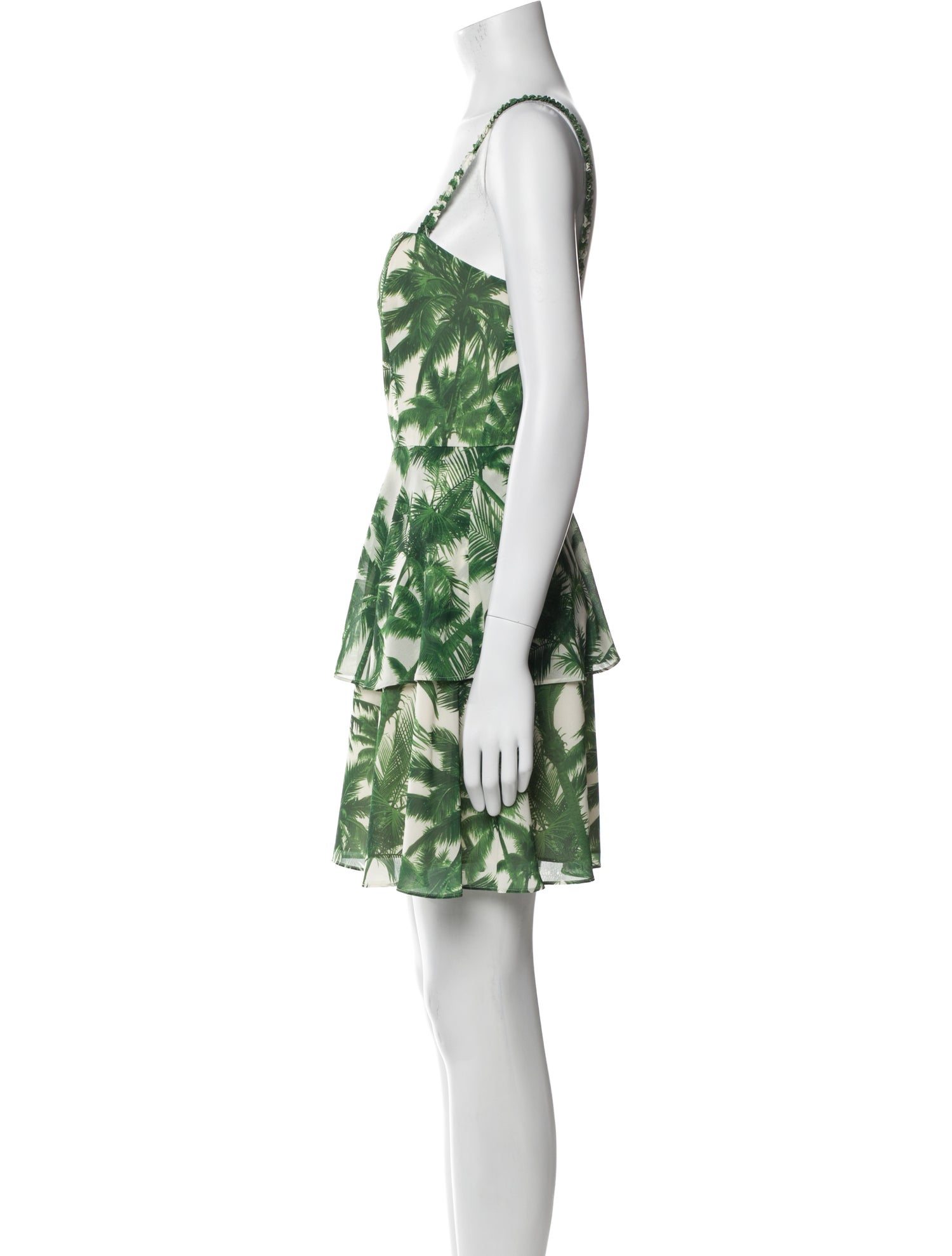 AMUR Floral Print Mini Dress