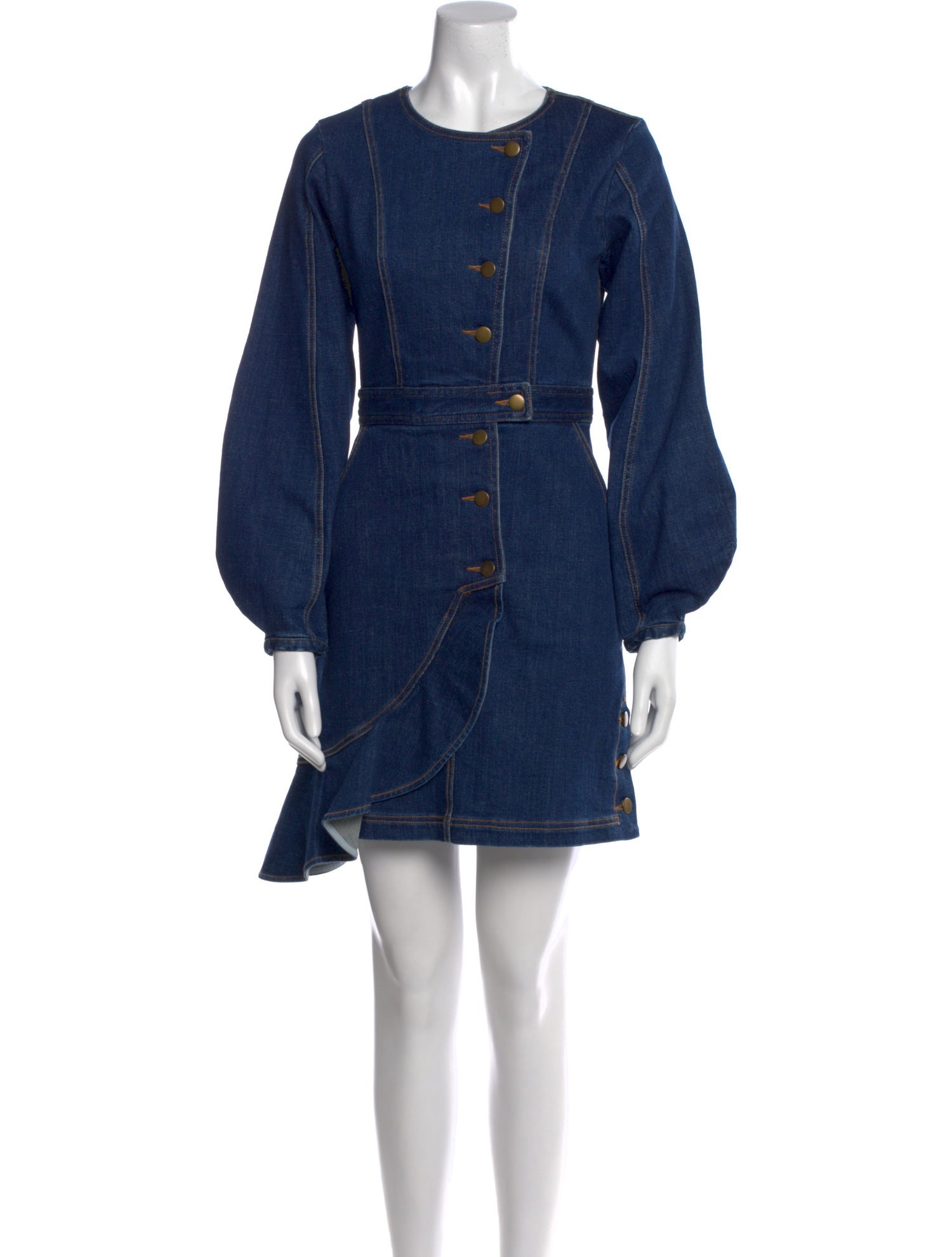 AMUR Crew Neck Mini Dress