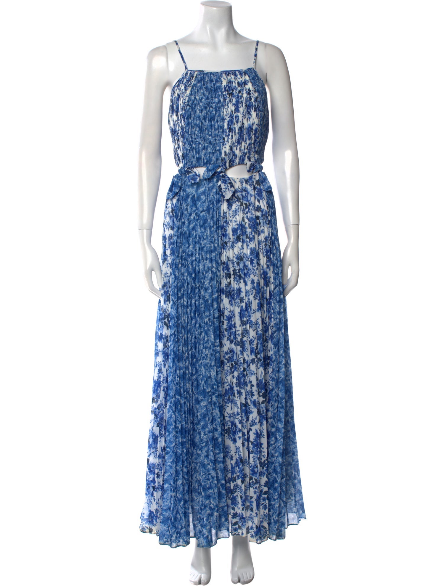 AMUR Floral Print Long Dress w/ Tags