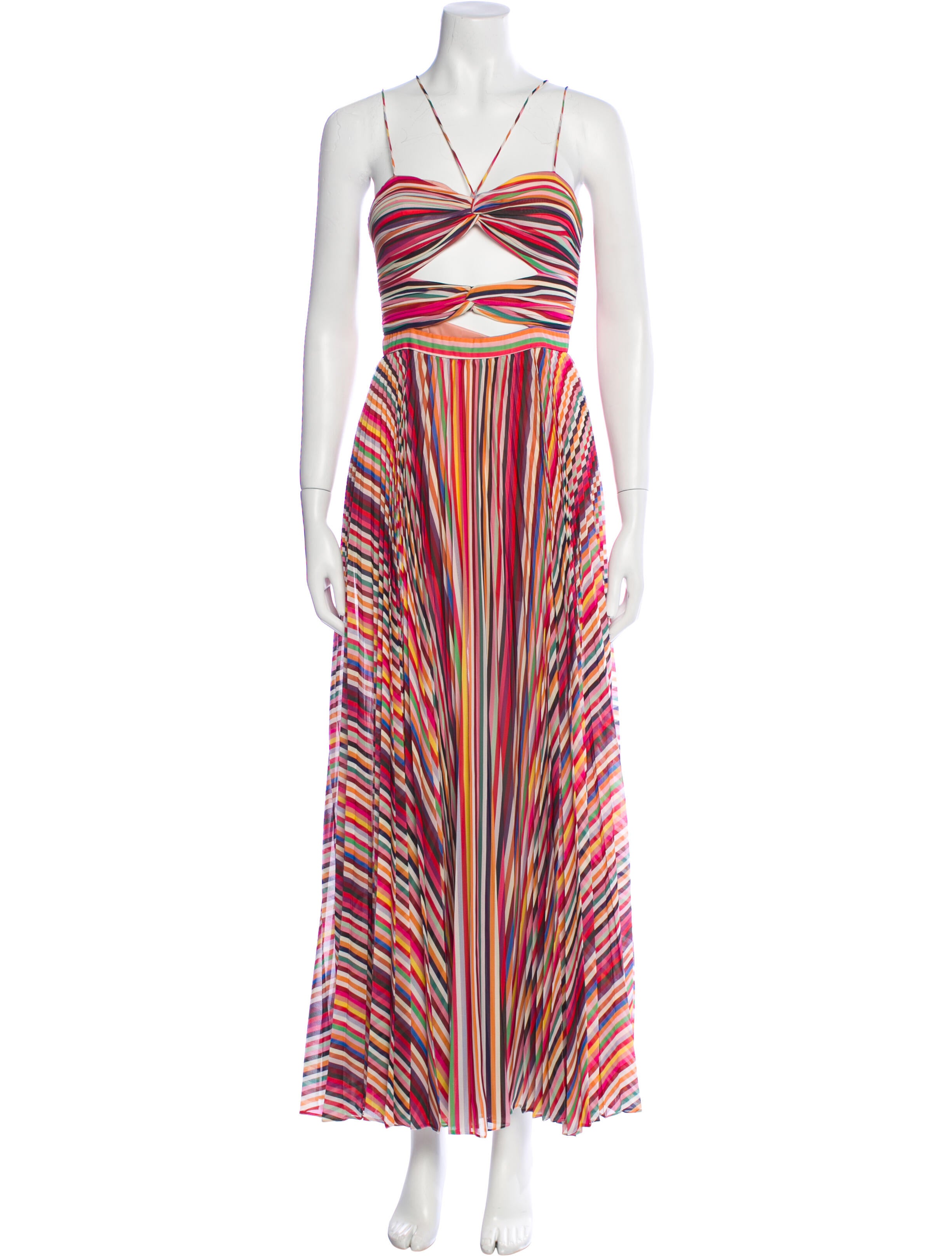 AMUR Striped Long Dress