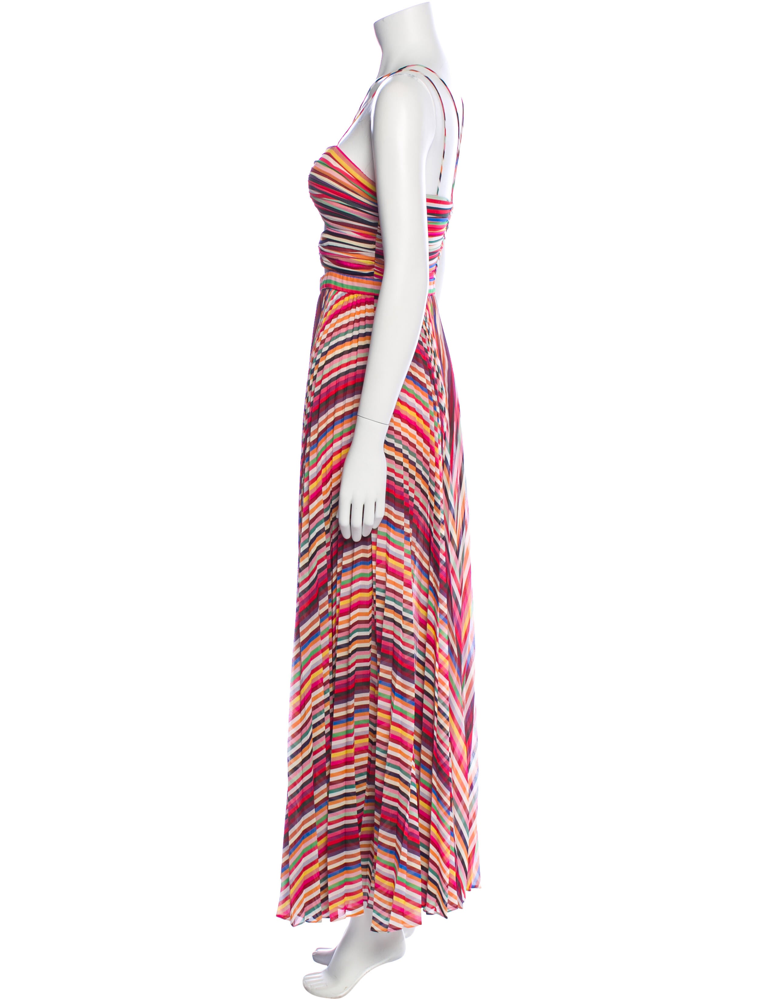 AMUR Striped Long Dress