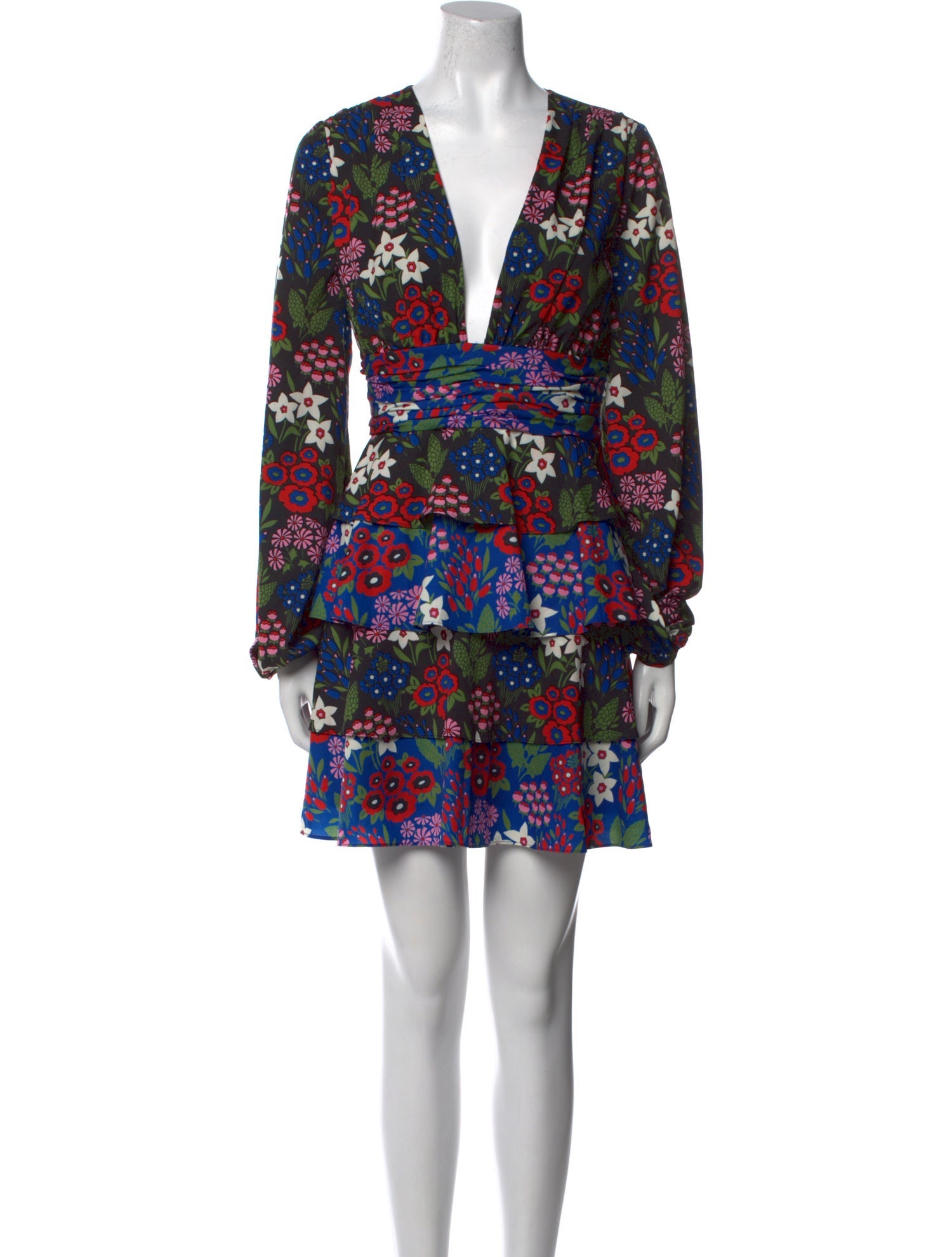 AMUR Floral Print Mini Dress w/ Tags