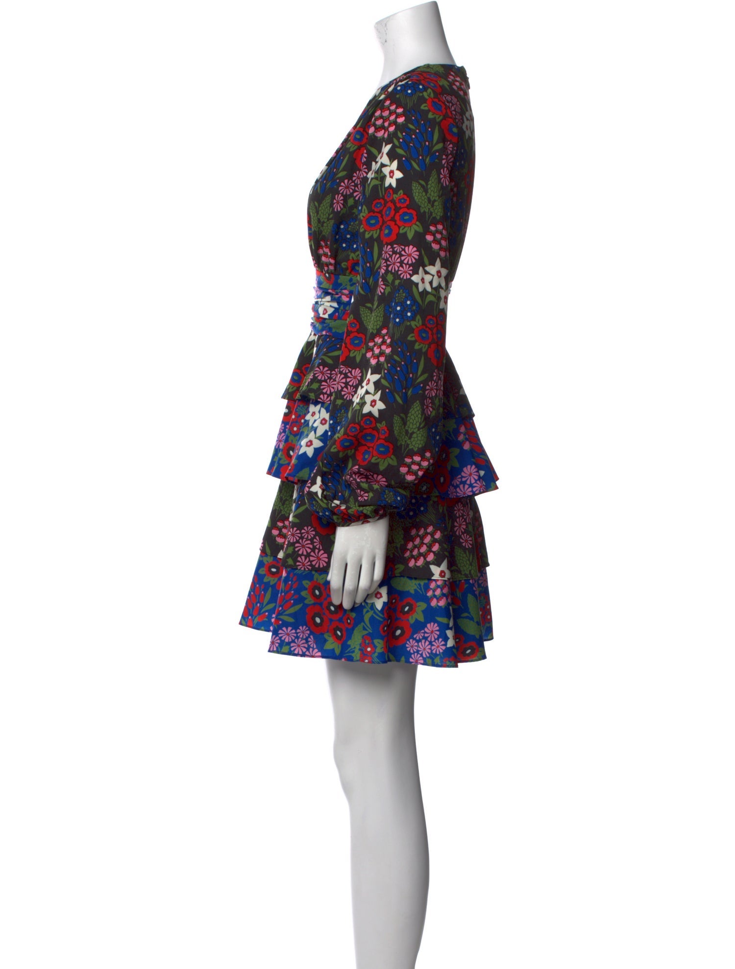 AMUR Floral Print Mini Dress w/ Tags