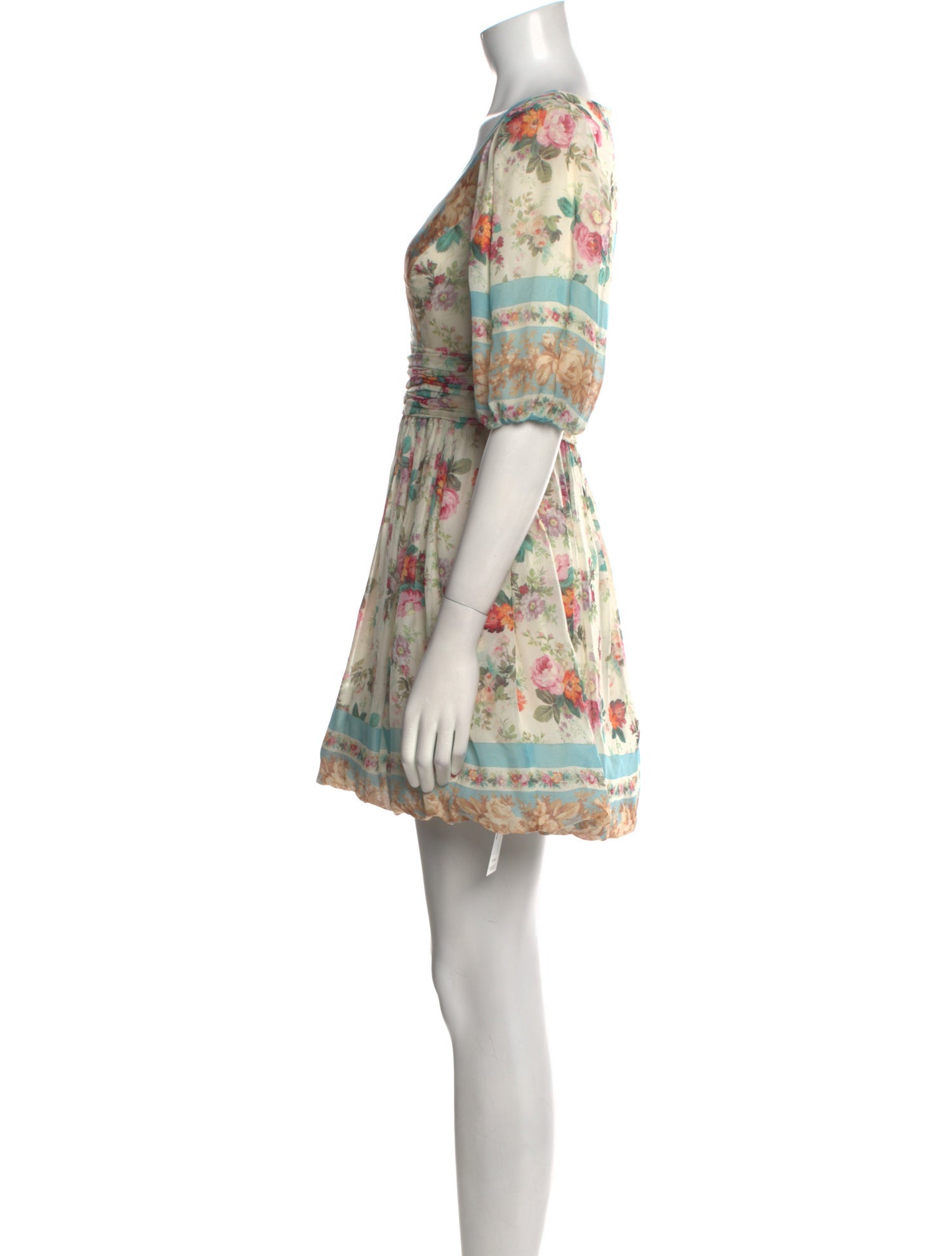 AMUR Silk Mini Dress