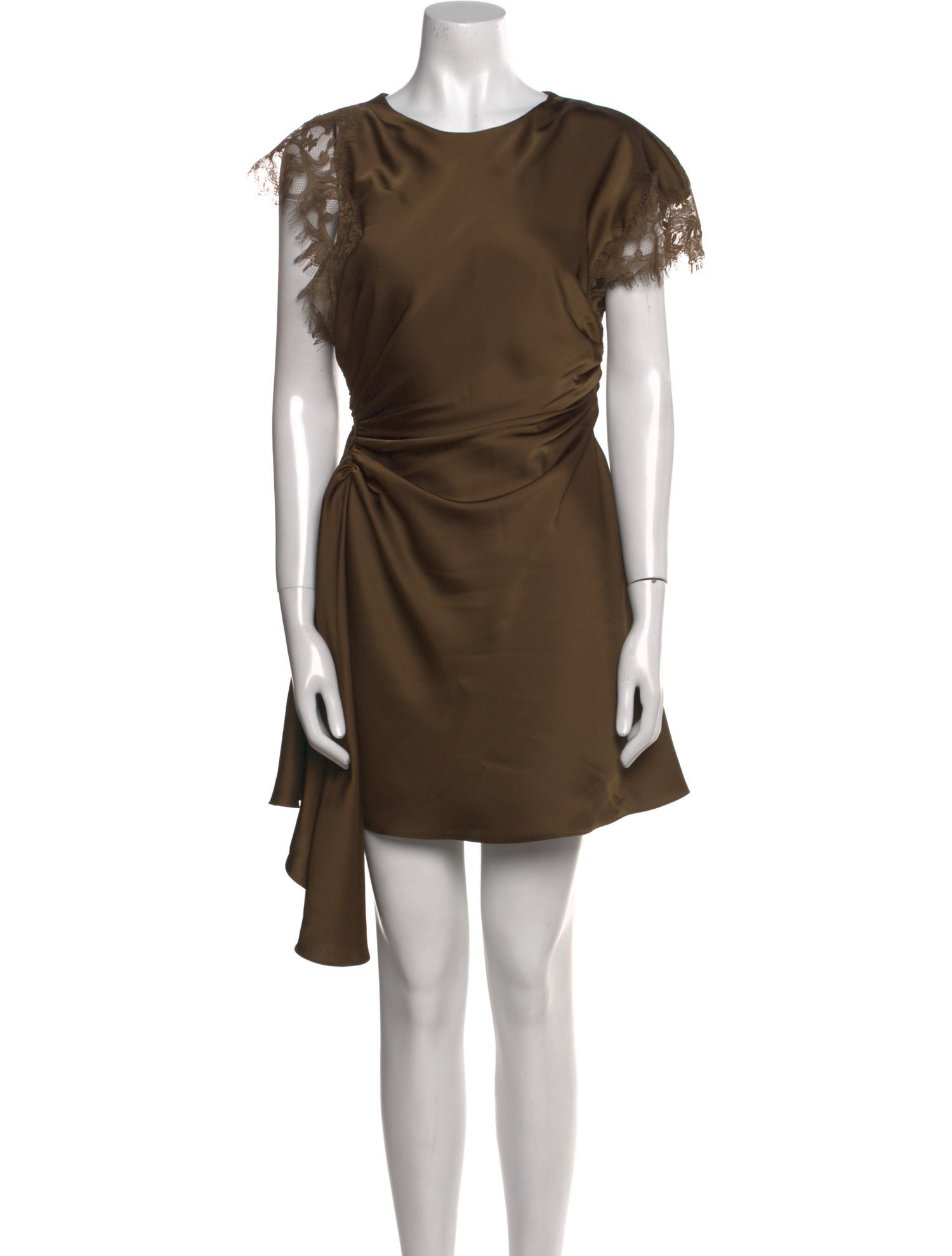 AMUR Satin Mini Dress