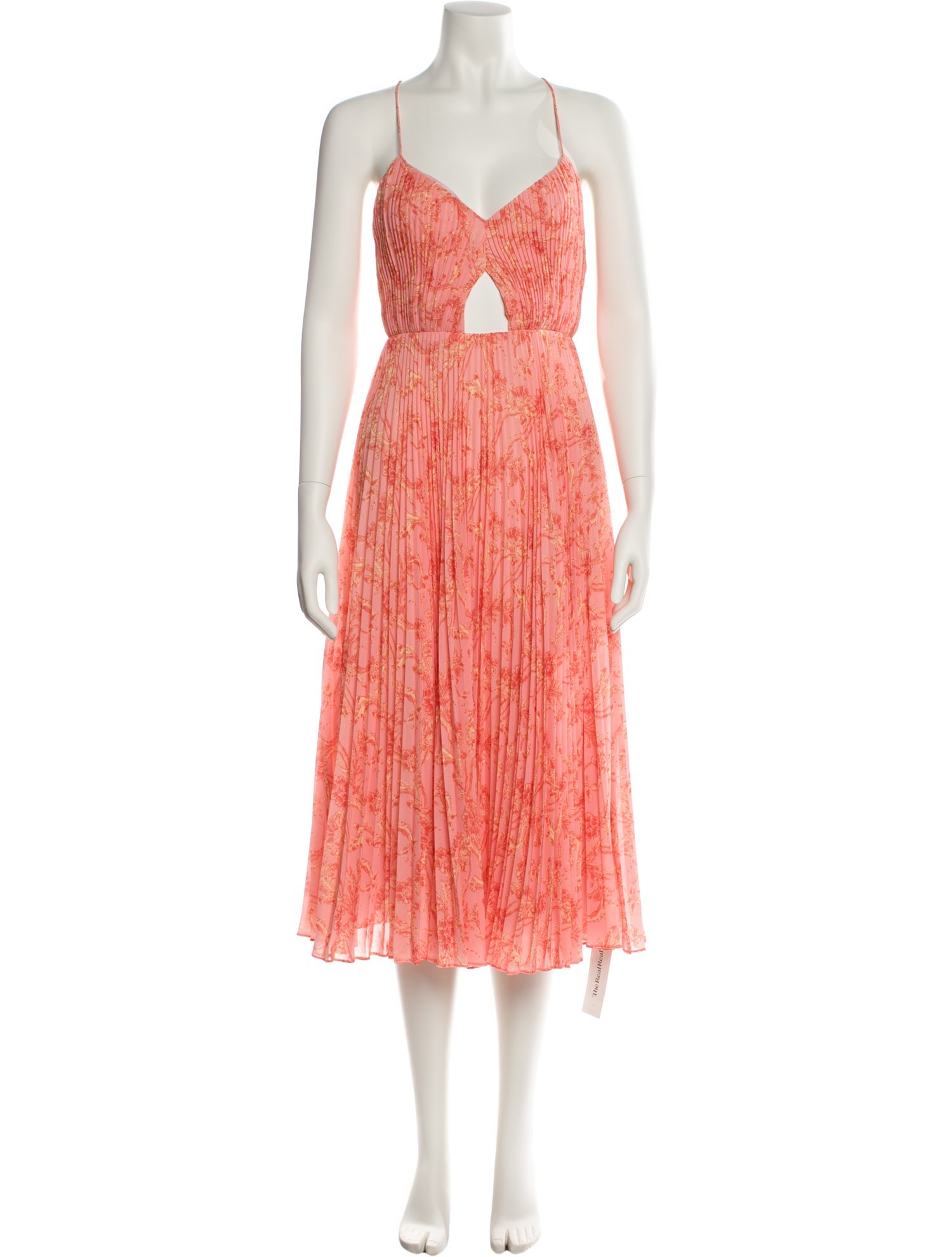 AMUR Printed Midi Length Dress