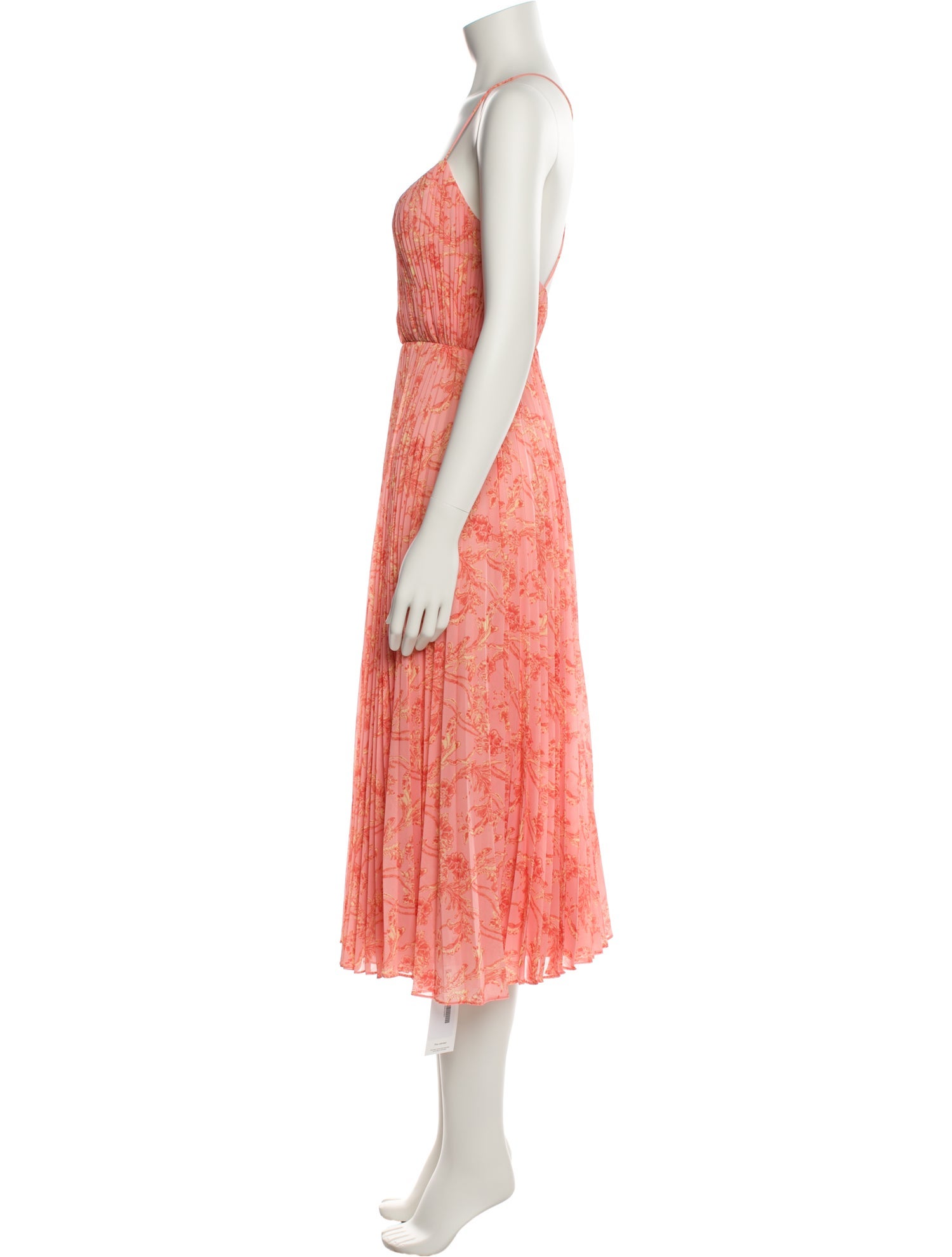 AMUR Printed Midi Length Dress