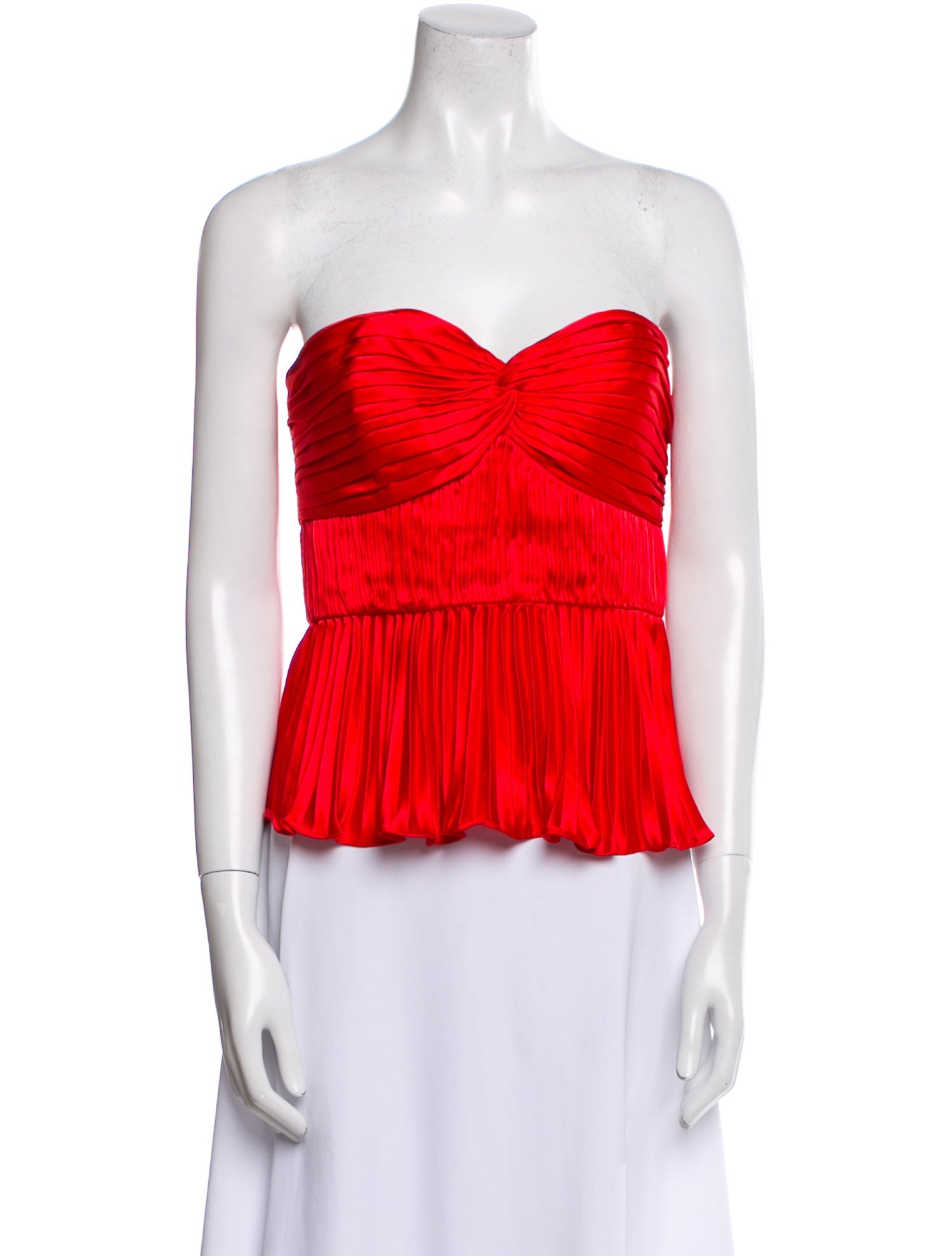 AMUR Strapless Crop Top