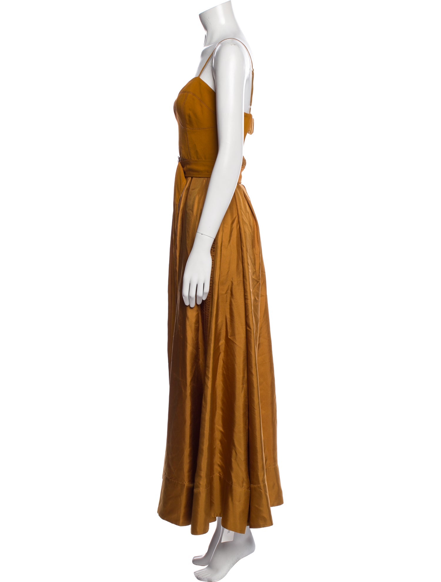 AMUR Square Neckline Long Dress