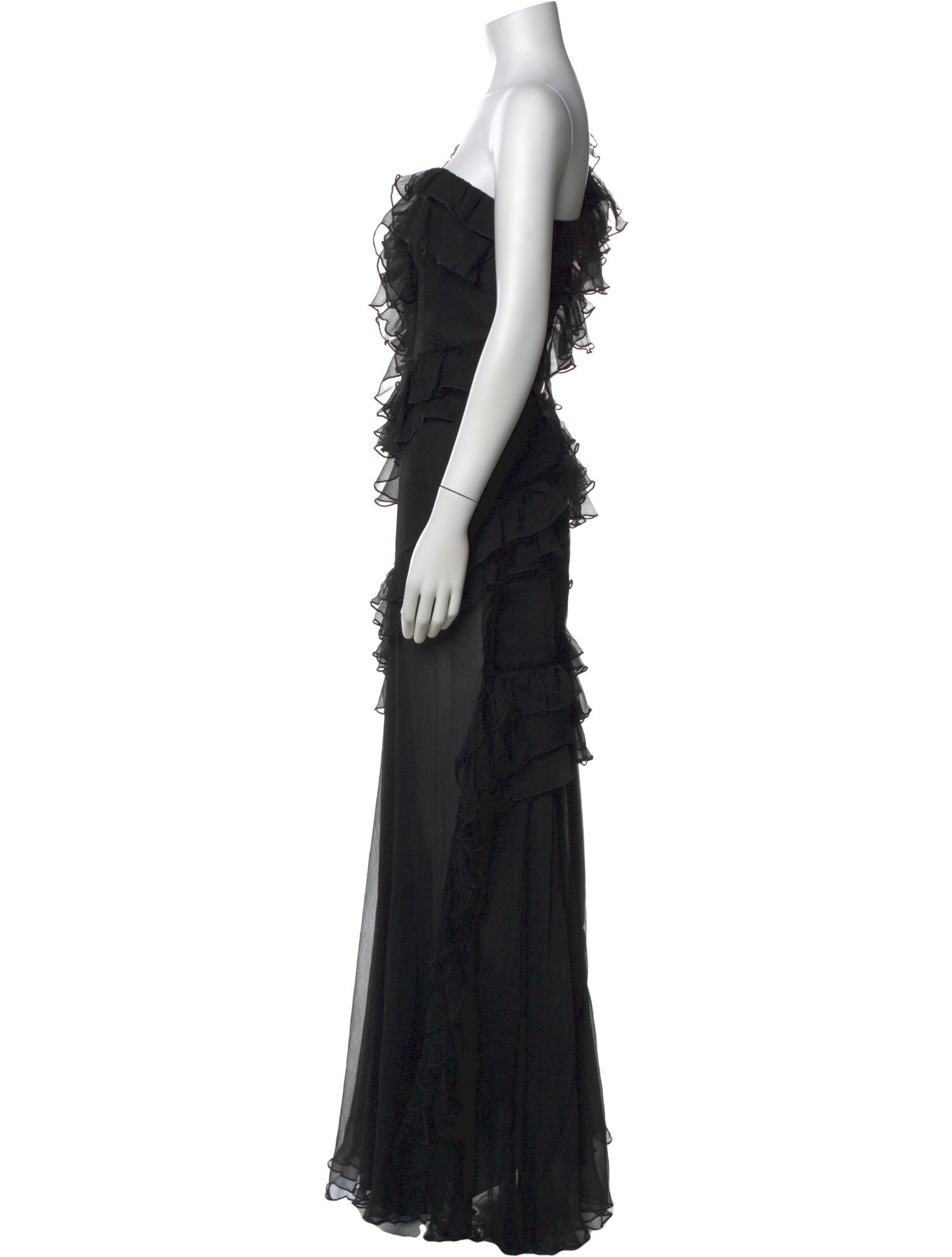 AMUR Silk Long Dress