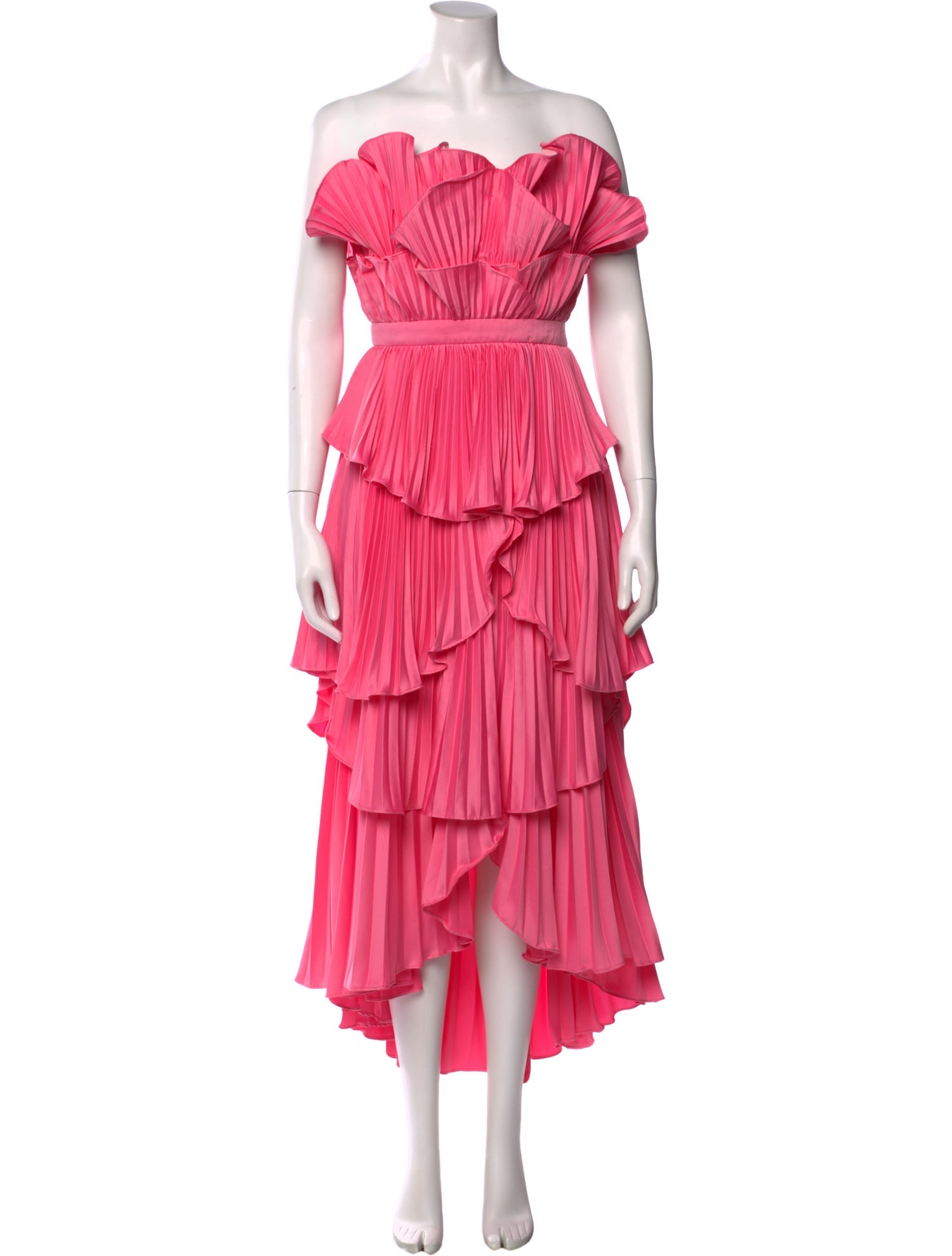 AMUR Off-The-Shoulder Midi Length Dress