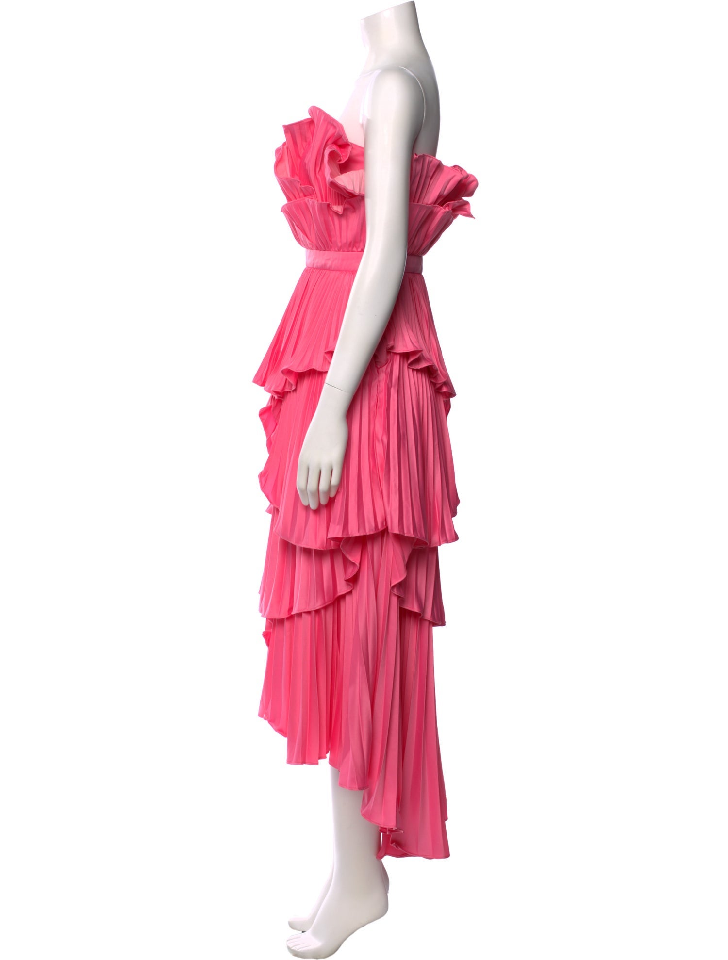 AMUR Off-The-Shoulder Midi Length Dress