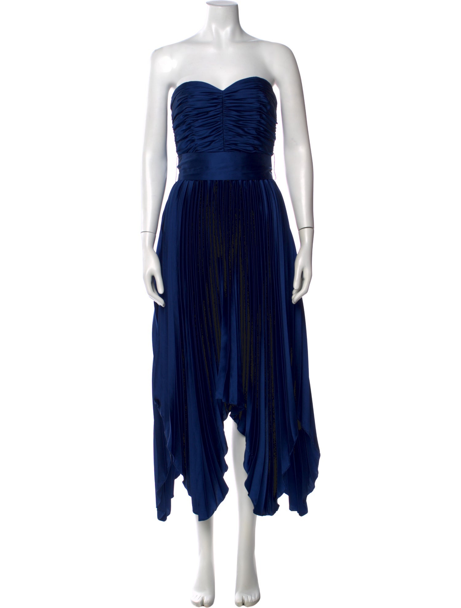AMUR Strapless Knee-Length Dress