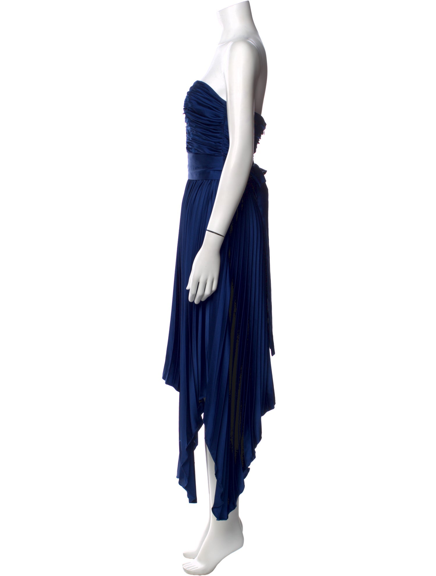 AMUR Strapless Knee-Length Dress