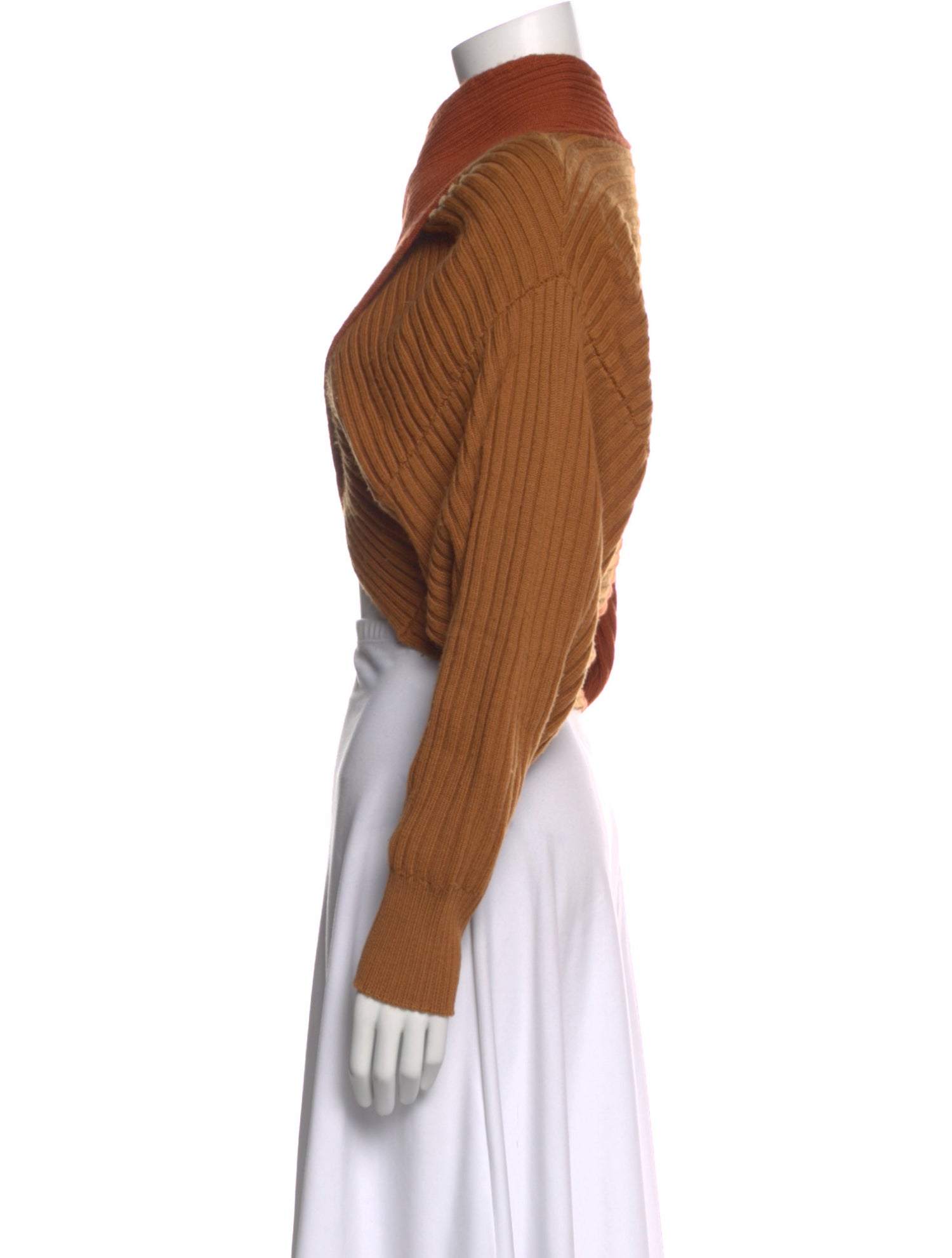 AMUR Merino Wool Mock Neck Sweater