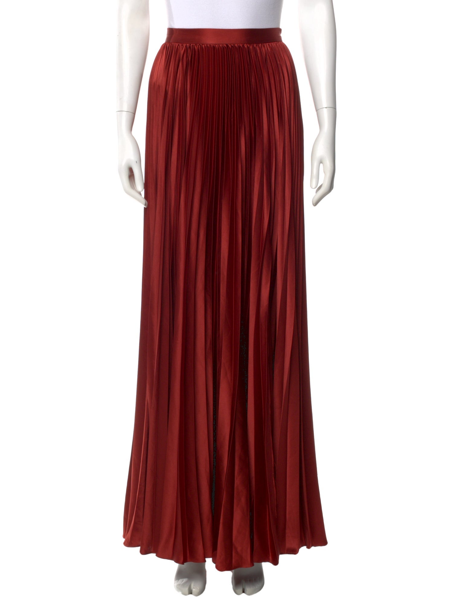 AMUR Pleated Accents Long Skirt w/ Tags