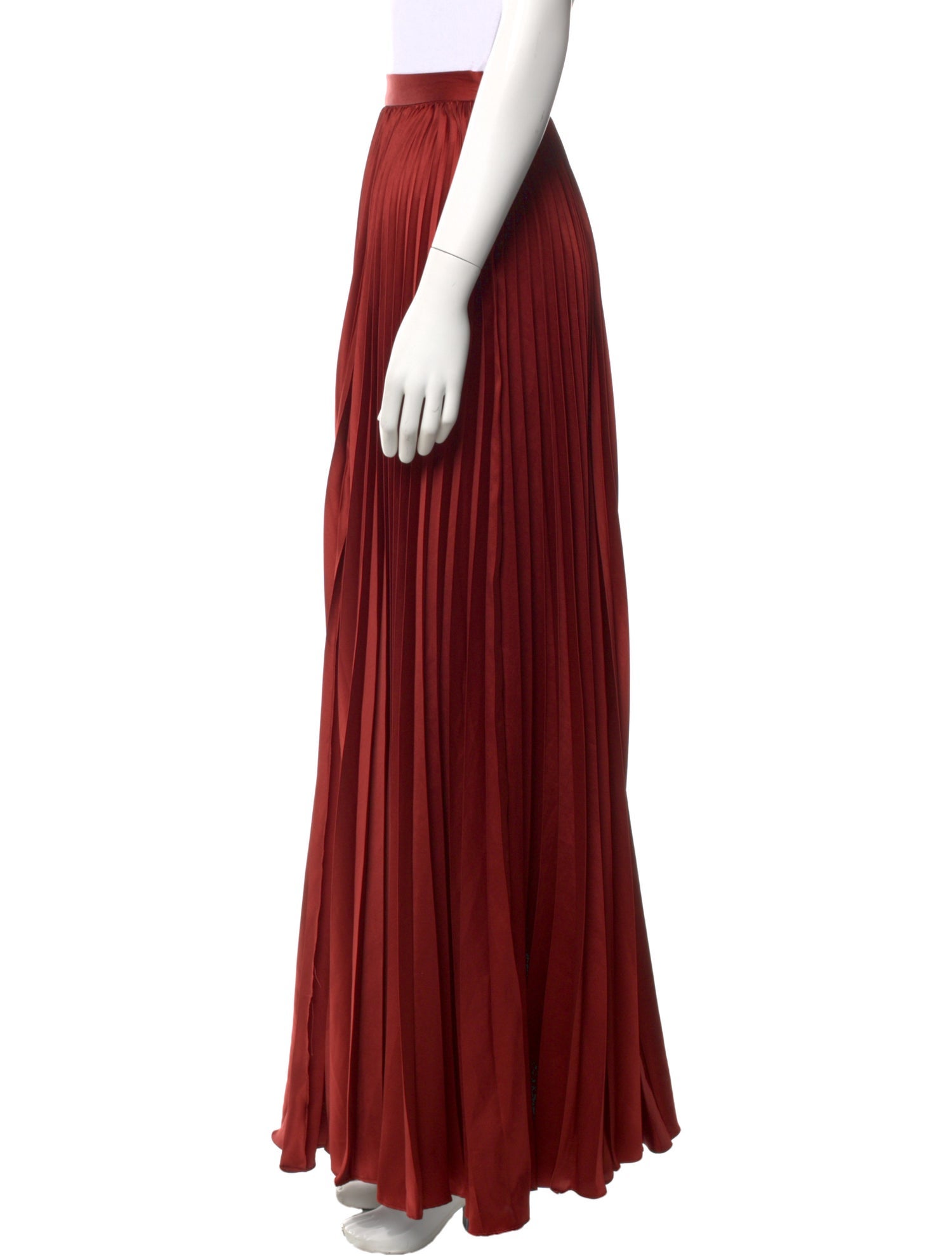 AMUR Pleated Accents Long Skirt w/ Tags