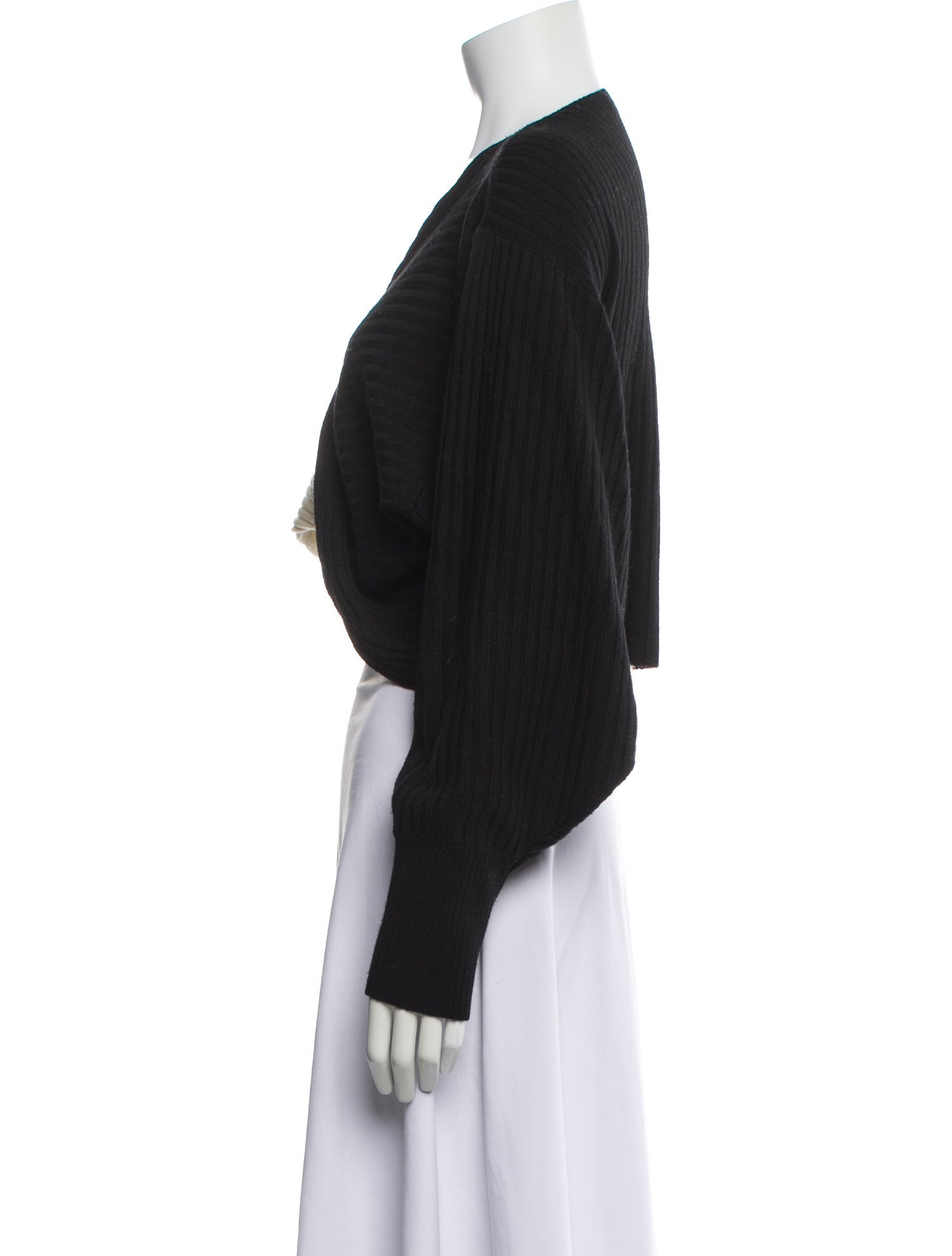 AMUR Merino Wool V-Neck Sweater