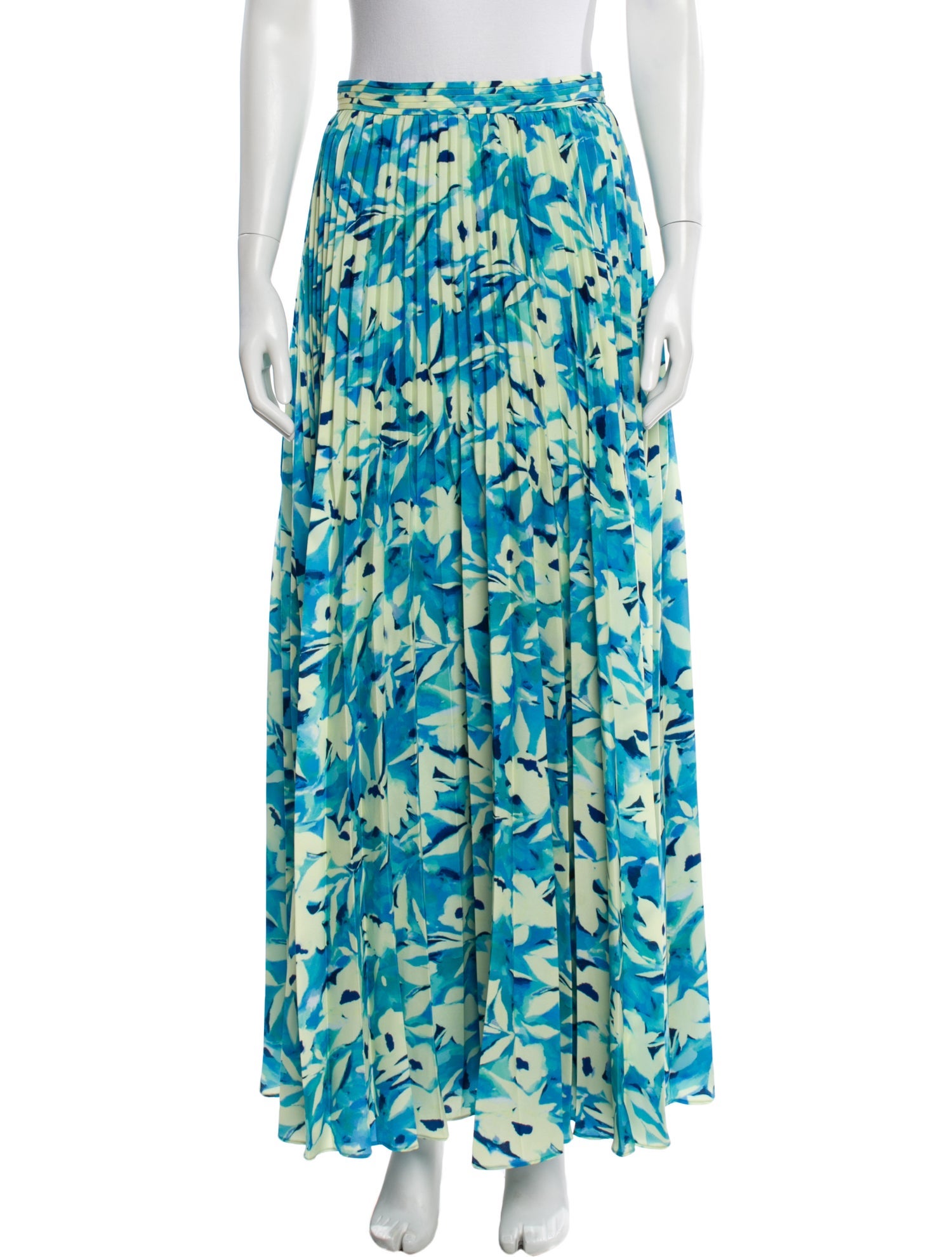 AMUR Floral Print Long Skirt