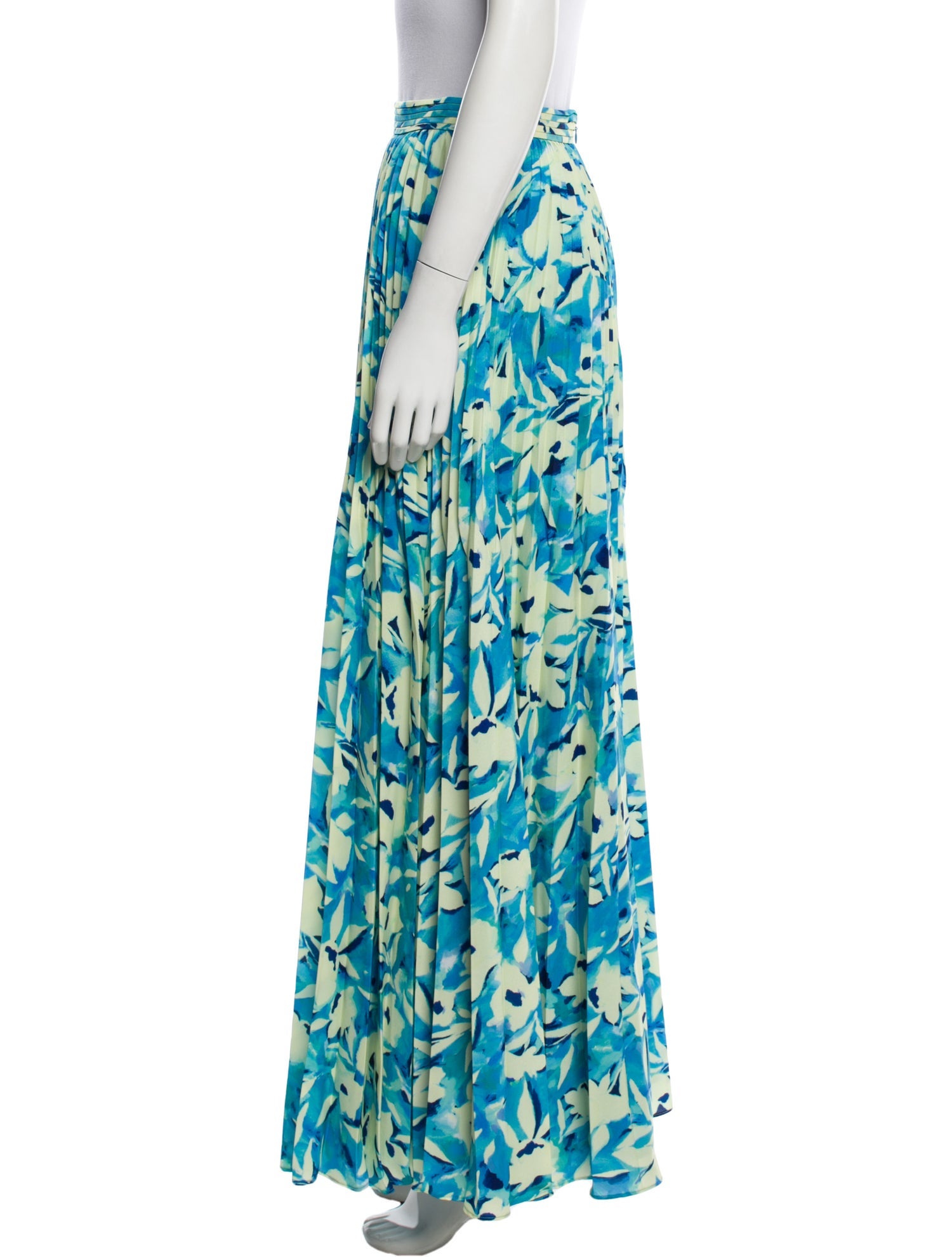 AMUR Floral Print Long Skirt