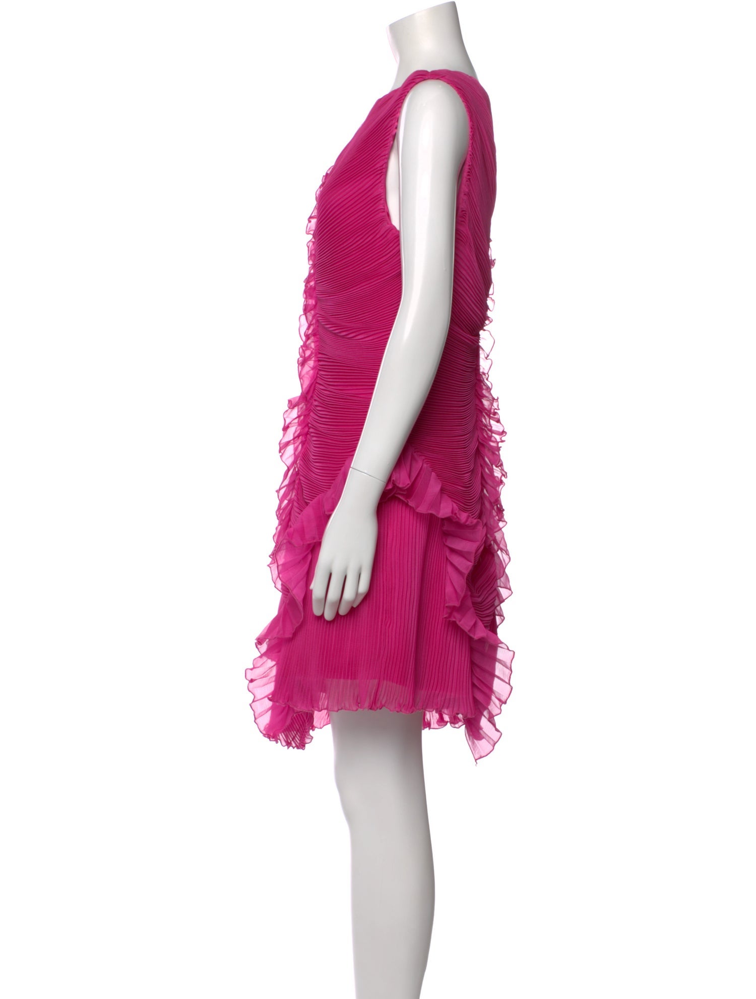 AMUR Bateau Neckline Mini Dress