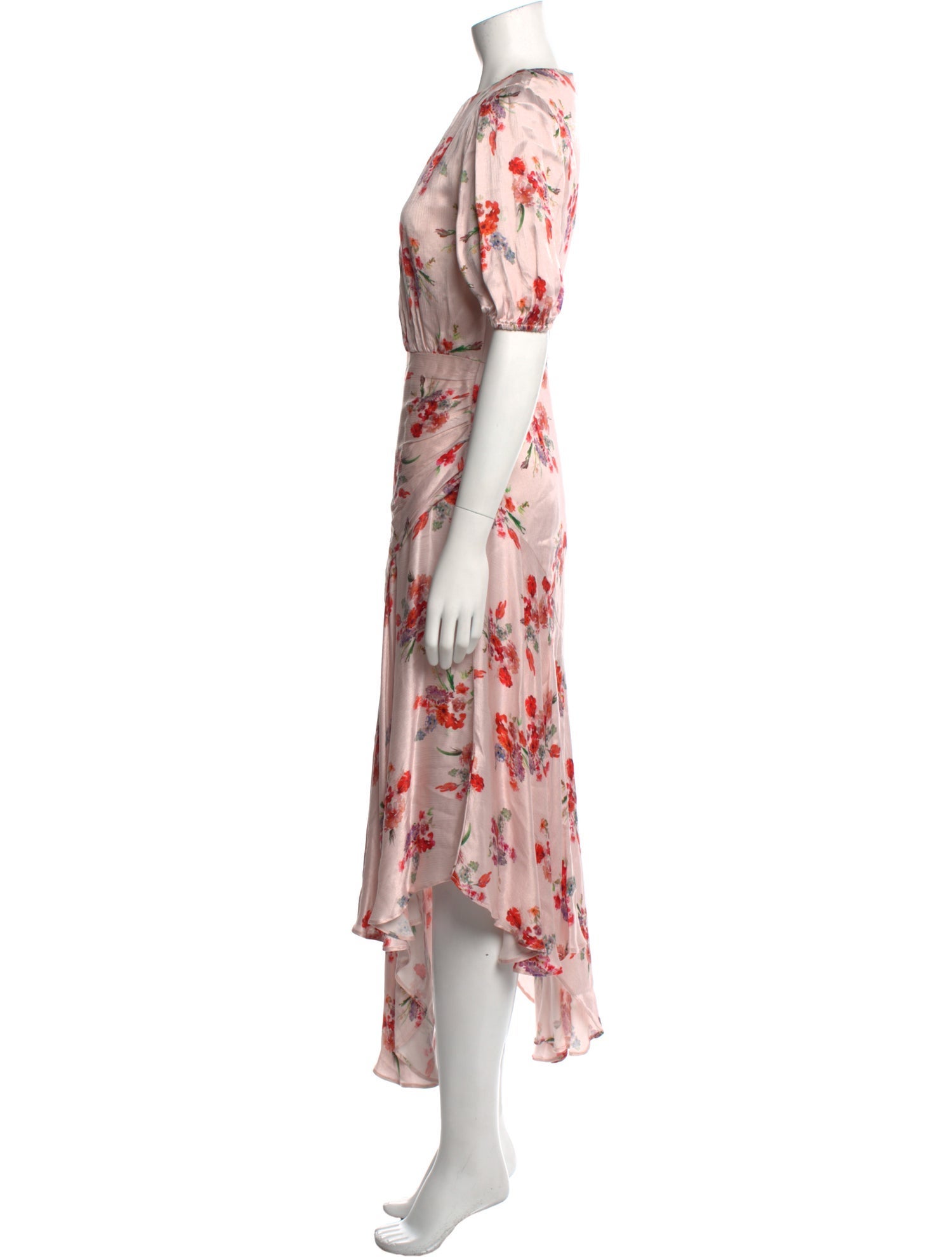 AMUR Floral Print Long Dress