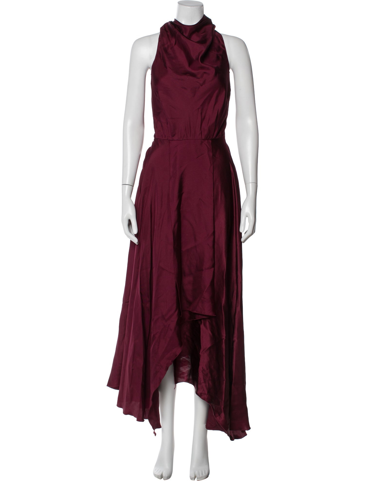 AMUR Silk Long Dress