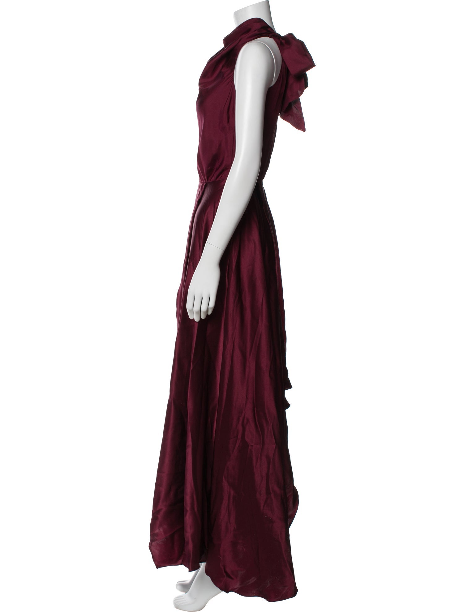 AMUR Silk Long Dress