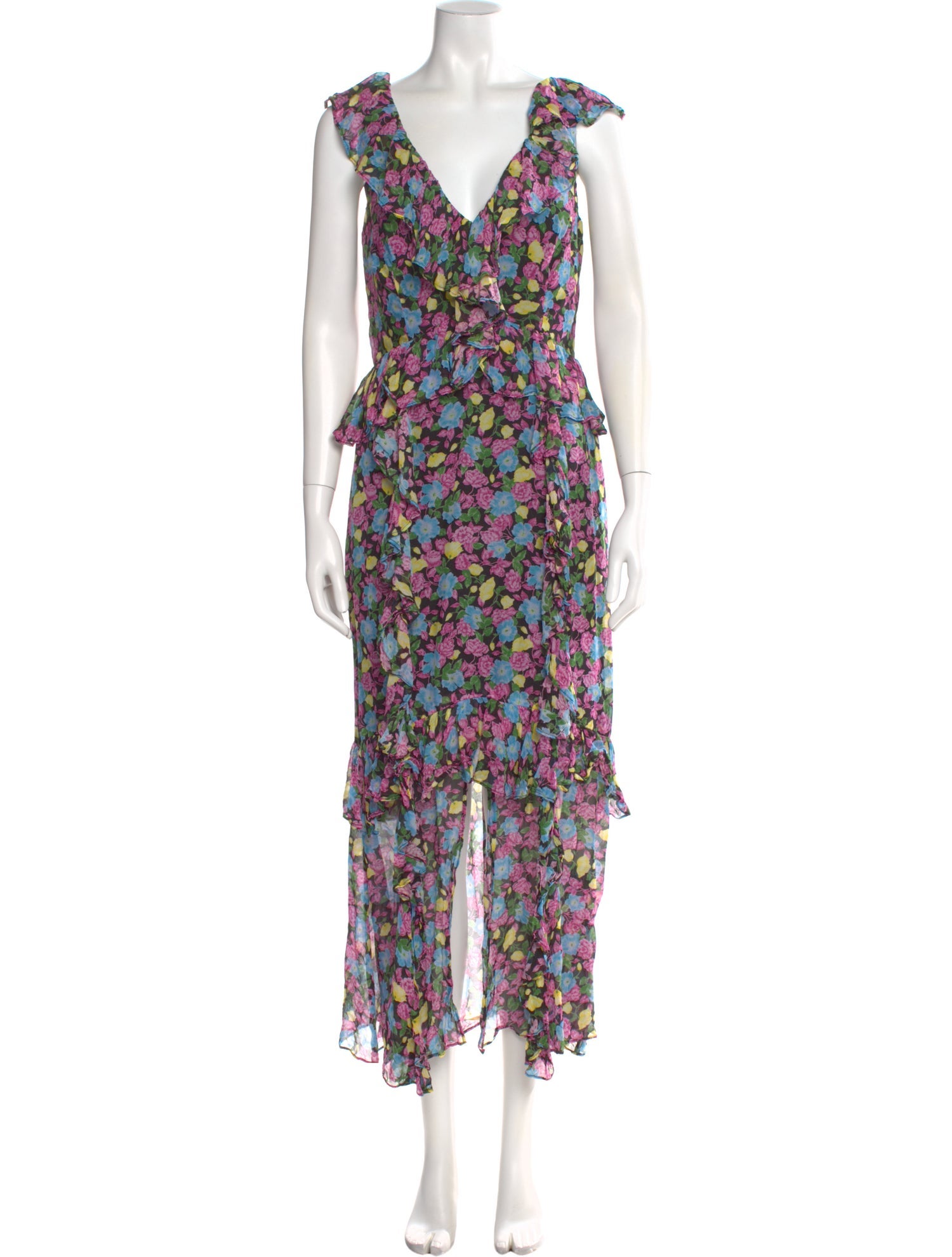 AMUR Silk Long Dress