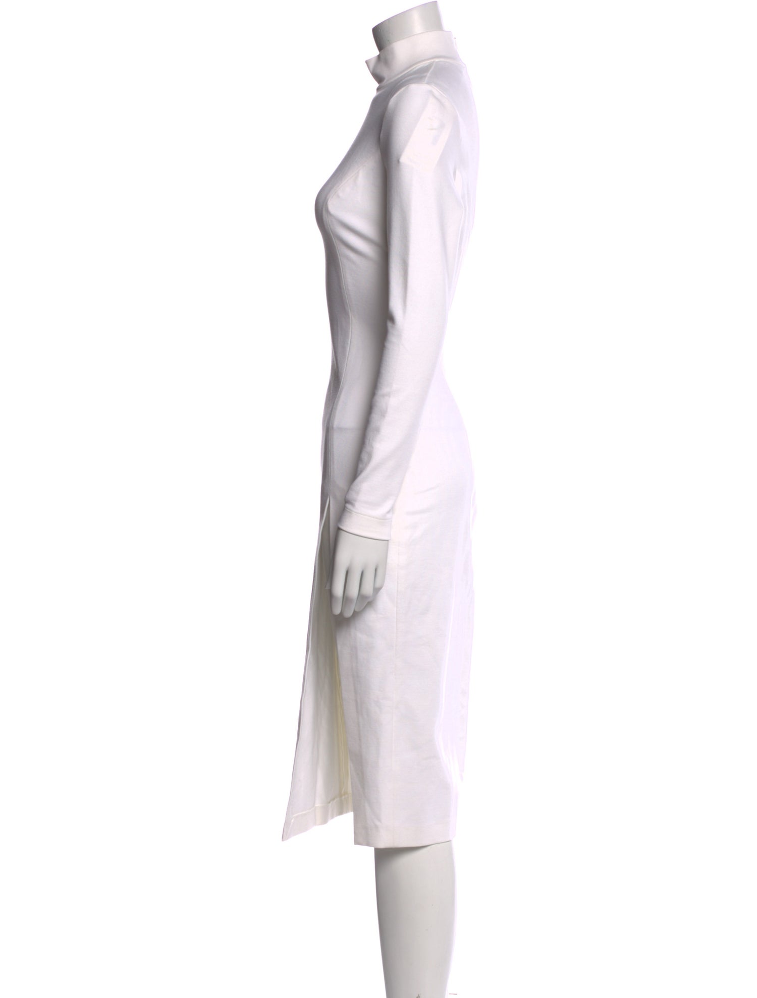 Amina Muaddi x Wolford Wool Midi Length Dress